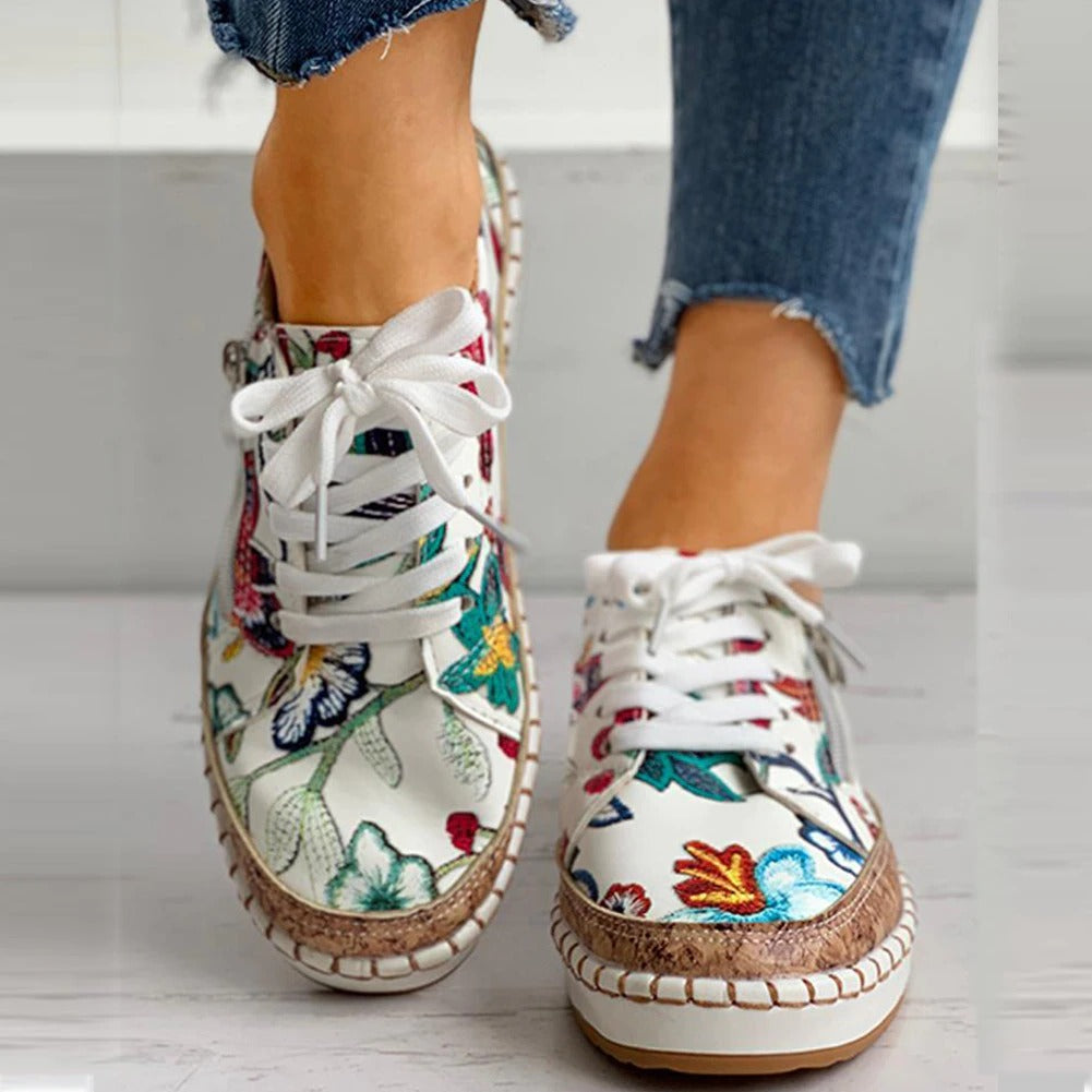 Florale Sneakers Comfort - Santorini Schoenen
