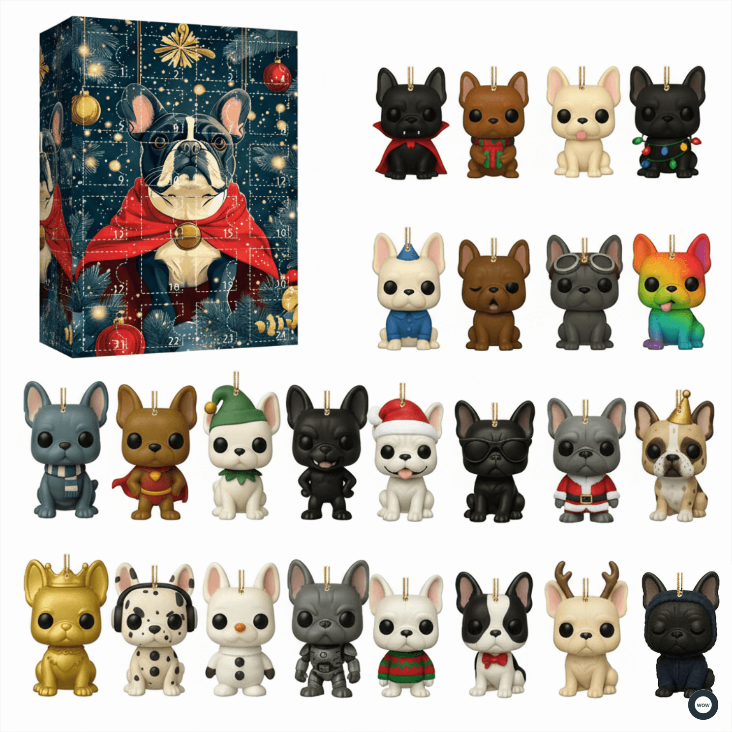 Pawfect | 2025 Grappige Honden Adventkalender Feestcadeau