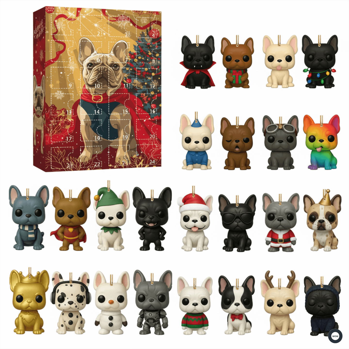 Pawfect | 2025 Grappige Honden Adventkalender Feestcadeau