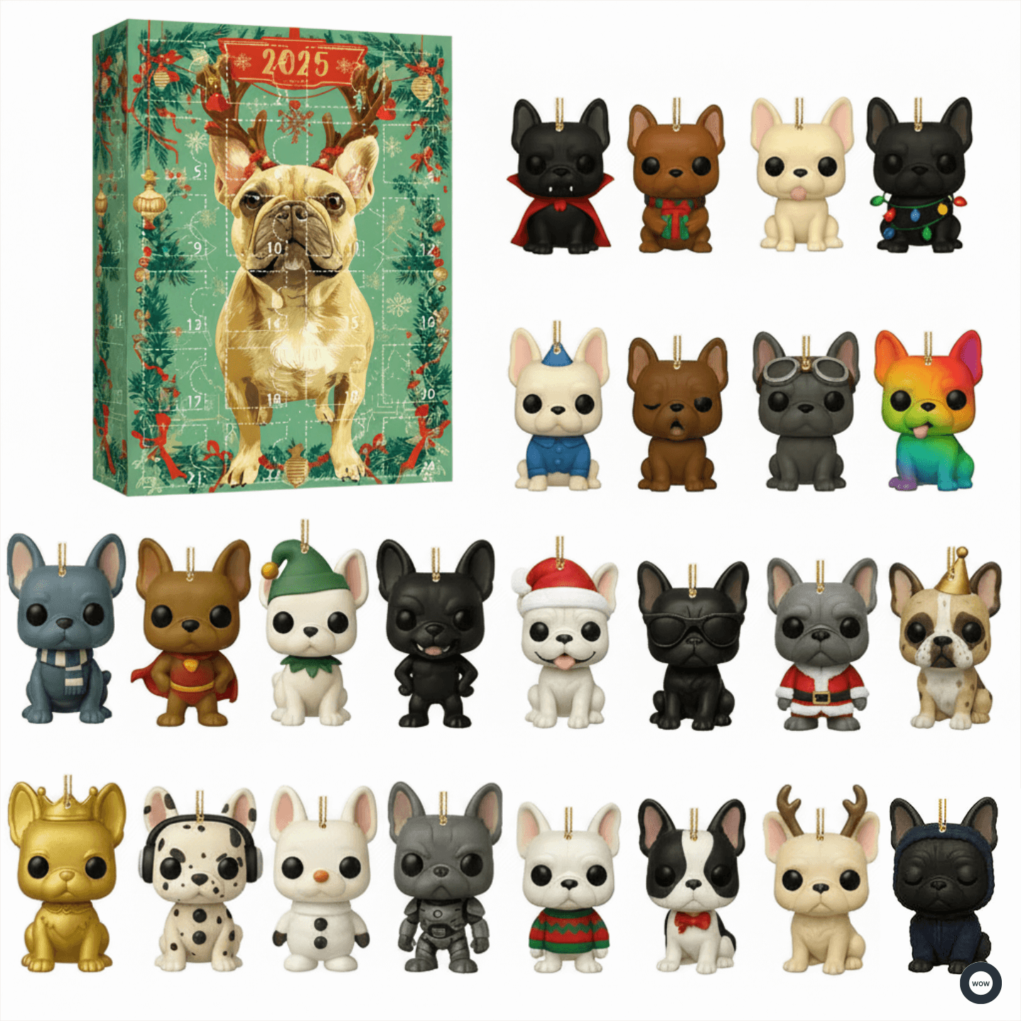 Pawfect | 2025 Grappige Honden Adventkalender Feestcadeau