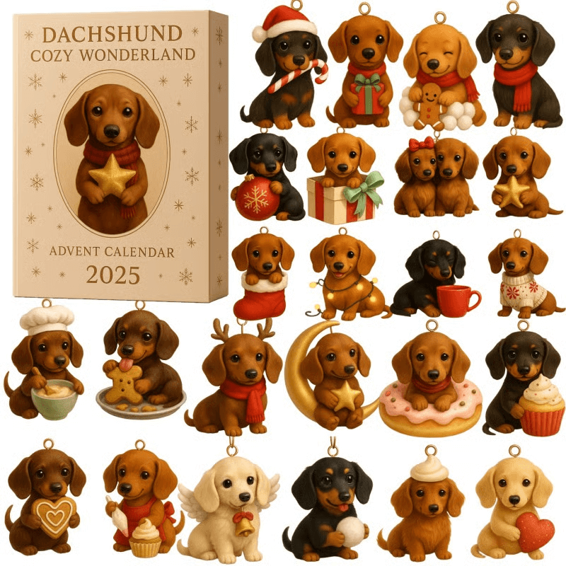 Pawfect | 2025 Grappige Honden Adventkalender Feestcadeau