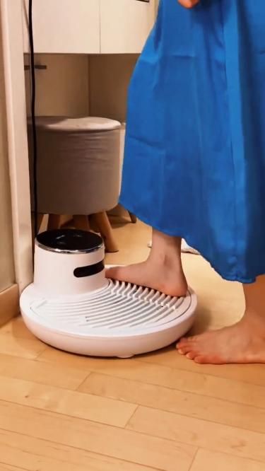 IonicWave Douche Droger | Volledig lichaam droger met warme en koude lucht, zware basis