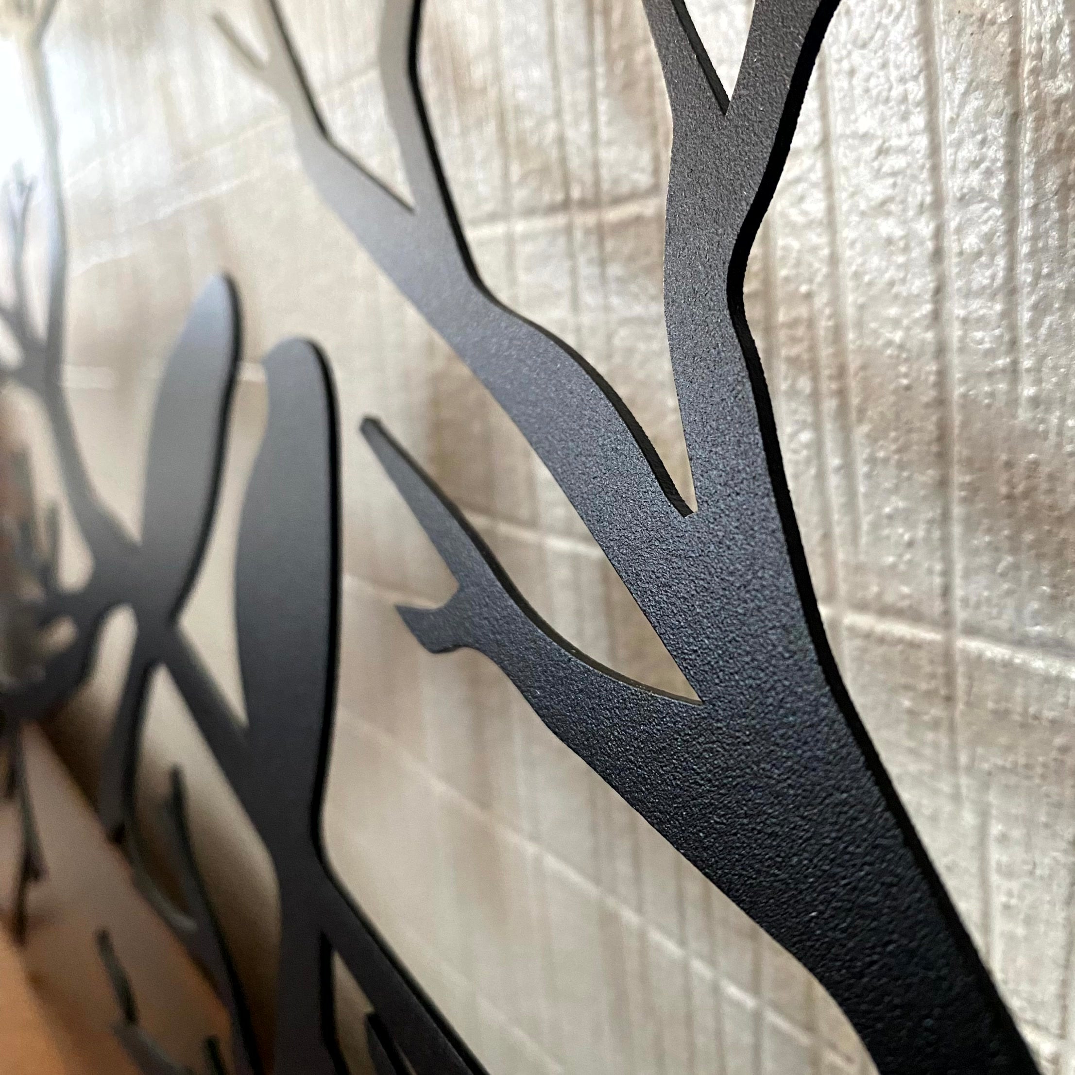 PerchArt Metaal Wanddecoratie – Vogels op een Tak voor een Tijdloze Natuurlijke Uitstraling