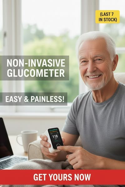 GlucoseGuard Monitor | Niet-invasieve bloedglucosemeting in 5 seconden met 99% nauwkeurigheid