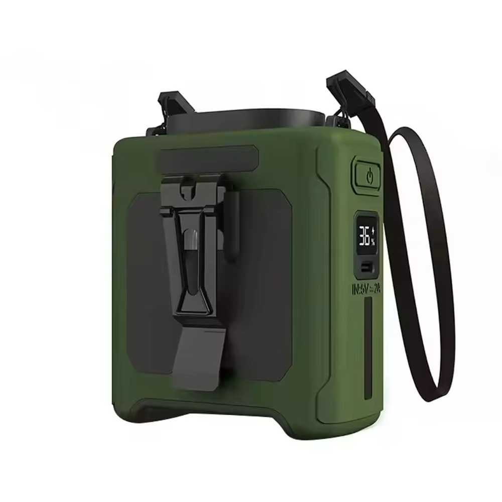 Venturo Breeze Fan | Draagbare herenventilator met powerbank en LED-lamp