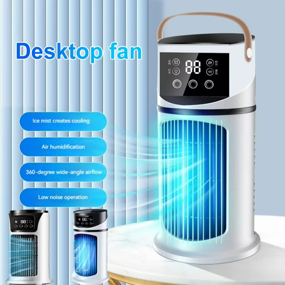 ClimaÉlan AirCooler | 3-in-1 misting fan with humidifier & LED ambiance light