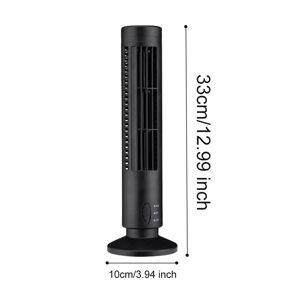 Brisella AirFlow Ventilator | Bladeloos ontwerp met USB-voeding voor stijl en veiligheid