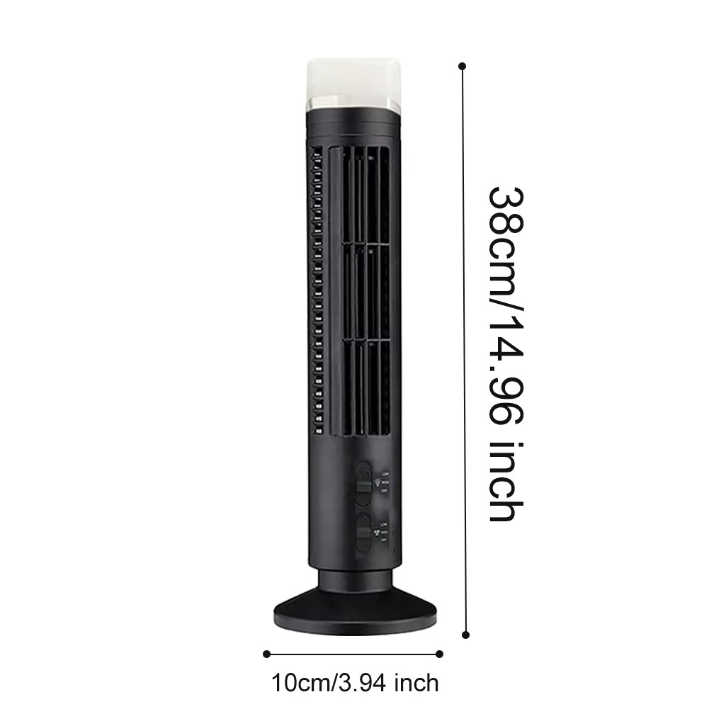 Brisella AirFlow Ventilator | Bladeloos ontwerp met USB-voeding voor stijl en veiligheid