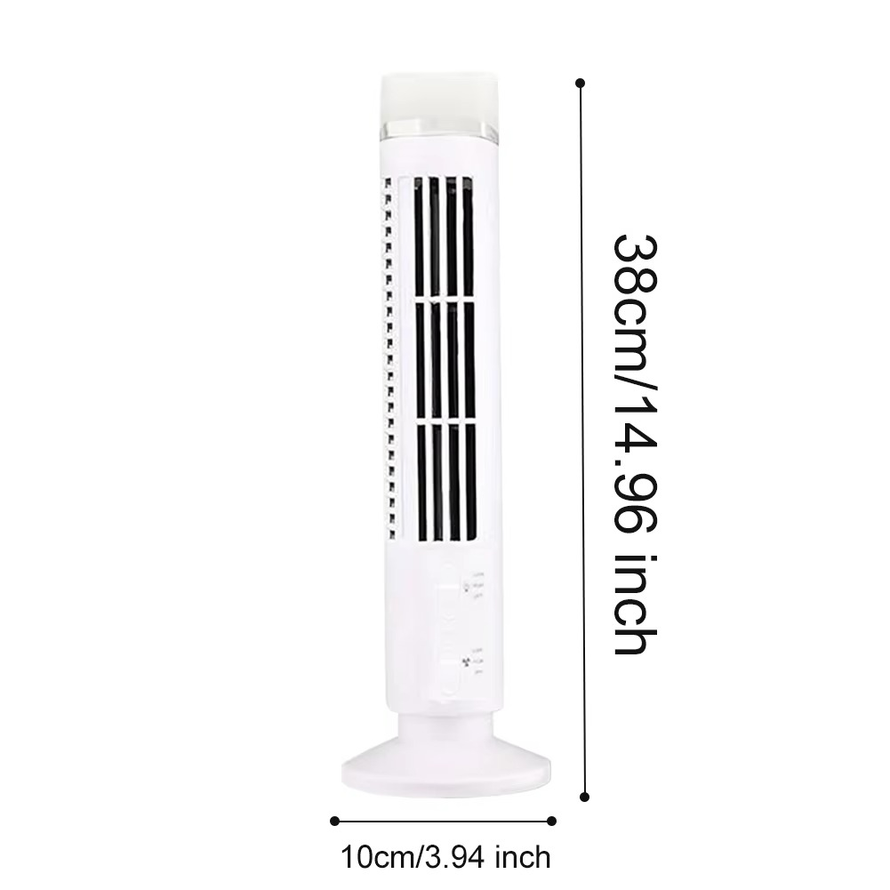Brisella AirFlow Ventilator | Bladeloos ontwerp met USB-voeding voor stijl en veiligheid