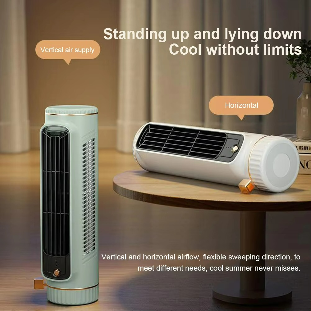 AeroBreeze Bladeloze Ventilator | 360° Luchtcirculatie met IJsverfrissende Bries