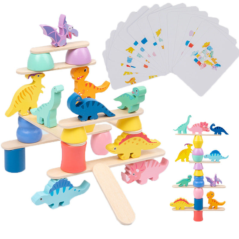 SensoryElegance Luxe Dieren Stapelspel | Creatief en educatief spel voor zintuiglijke stimulatie