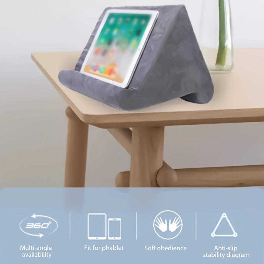 Verstelbare Tabletstandhouder met Zachte Stofontwerp voor iPad en Tablets – Perfect voor Lezen en Films