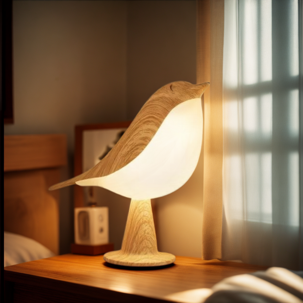 LumiNest Zachte Nachtlamp | Een charmante lamp die je ruimte kalmeert en verfraait