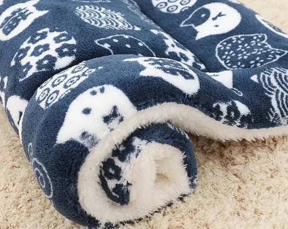 Ultra Zachte Kattendeken – Gezellige Flanellen Deken met Katten, Hypoallergeen en Machinewasbaar, Perfect voor Alle Katten