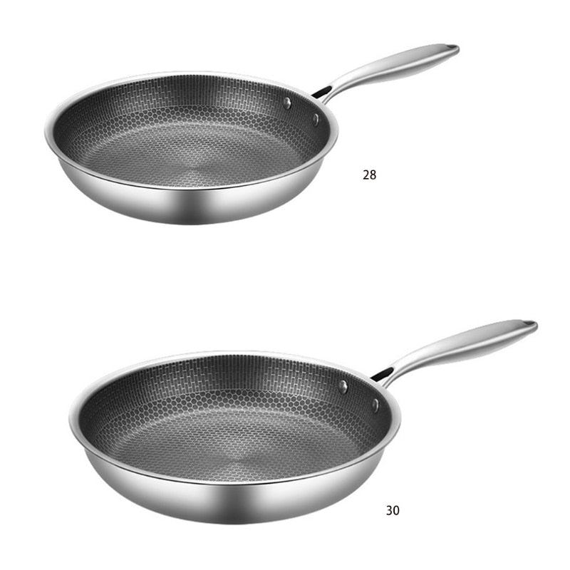 Krasbestendige RVS Koekenpan met Antiaanbaklaag – ProCook Elite