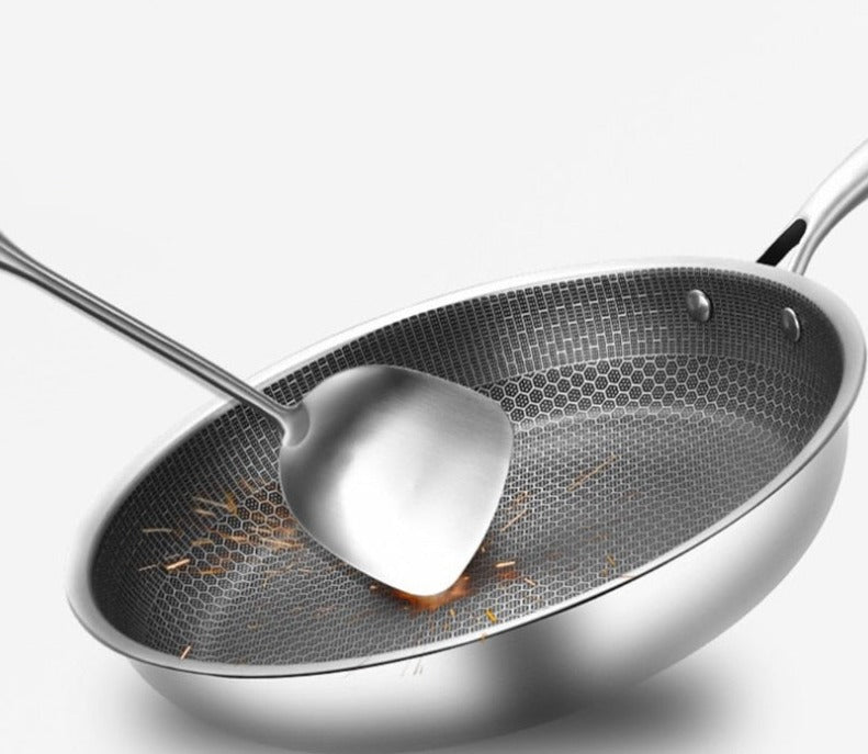 Krasbestendige RVS Koekenpan met Antiaanbaklaag – ProCook Elite