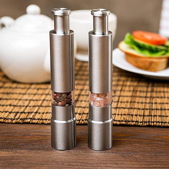 GourmetEssence Luxe Peper- en Zoutmolen | Elegante molen voor perfect gekruide gerechten