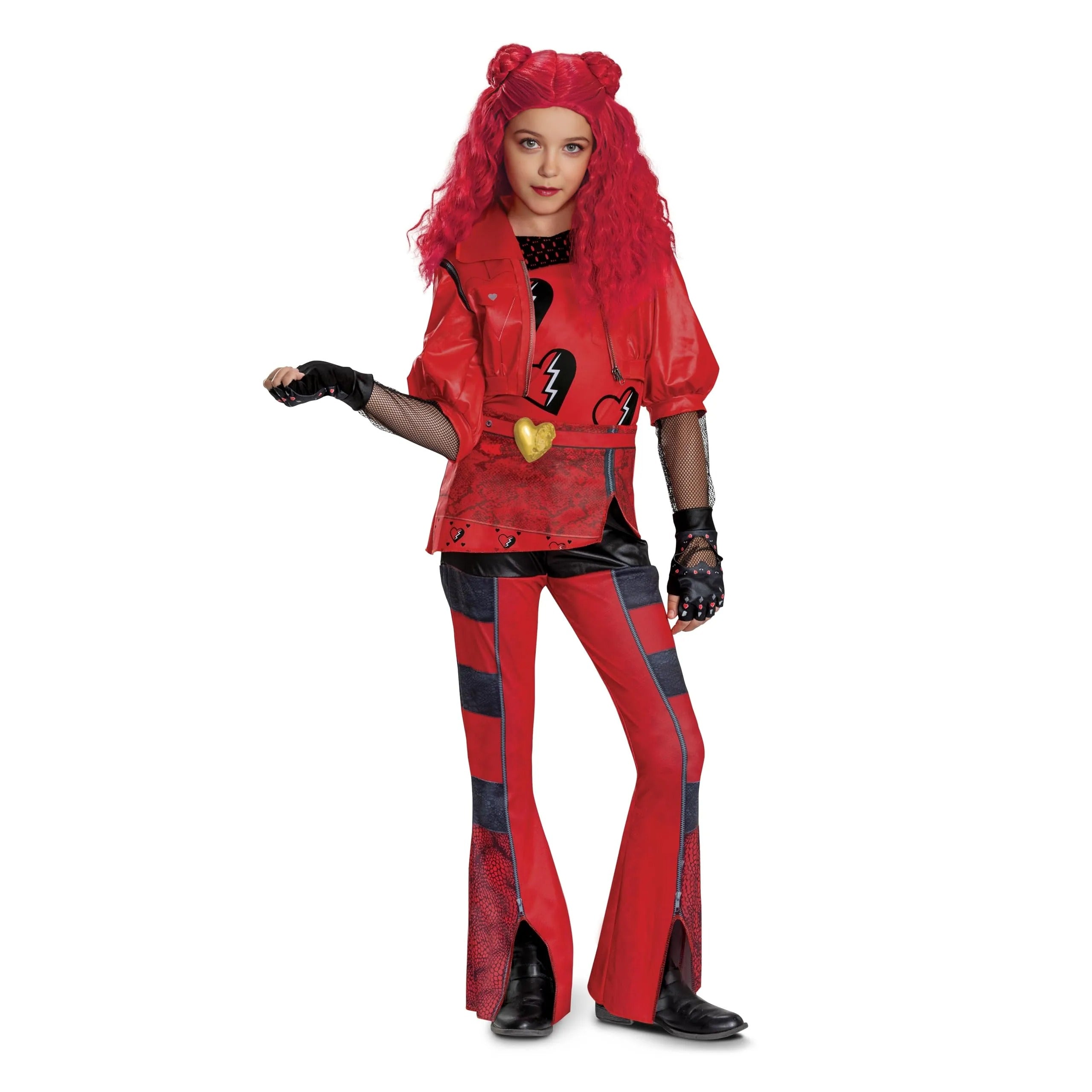 Meisjes Schurken Halloween Kostuum Lange Mouwen Flared Broek