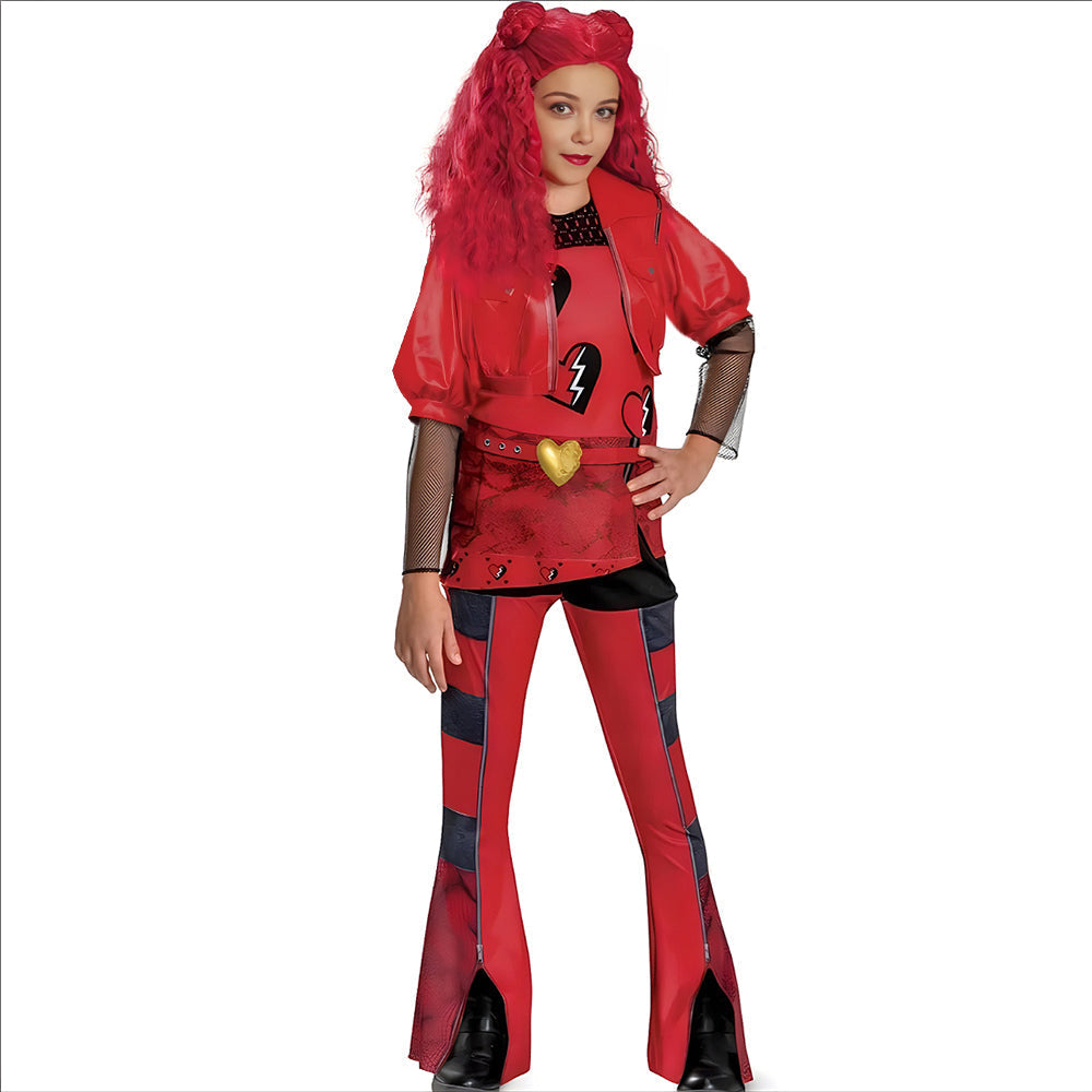 Meisjes Schurken Halloween Kostuum Lange Mouwen Flared Broek