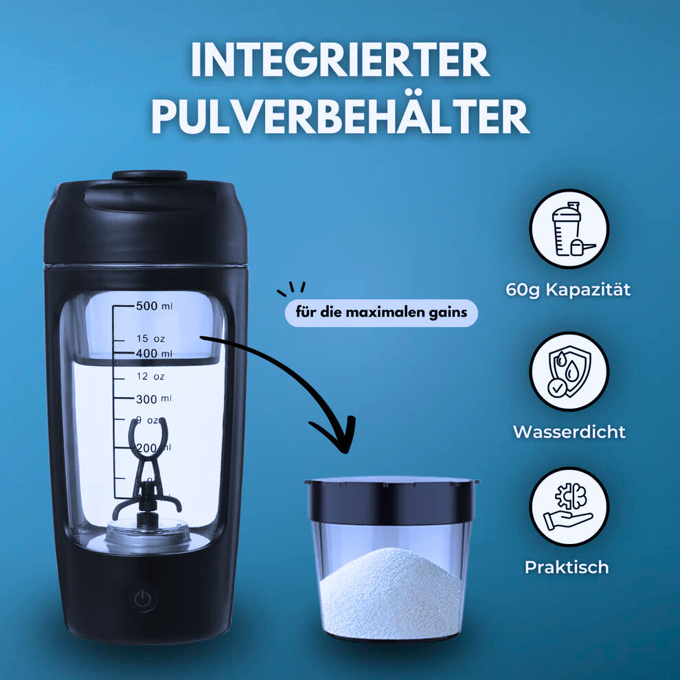 MixMaster Shaker Bottle | 100% klontvrij, lekvrij & BPA-vrij oplossing