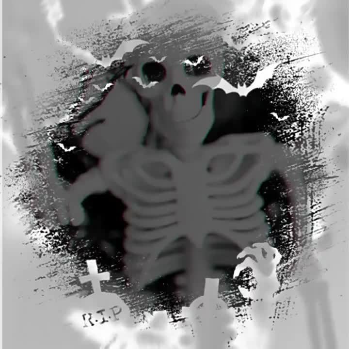 Halloween Gotische Skelet Pompoen Krans | Spookachtige Wanddecoratie