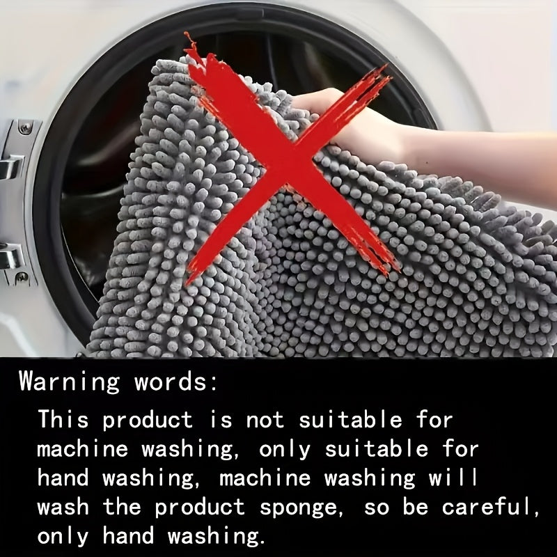 HoekZacht L-vormige Douchematt – Pluche Antislip Badmat met Hoge Absorptievermogen