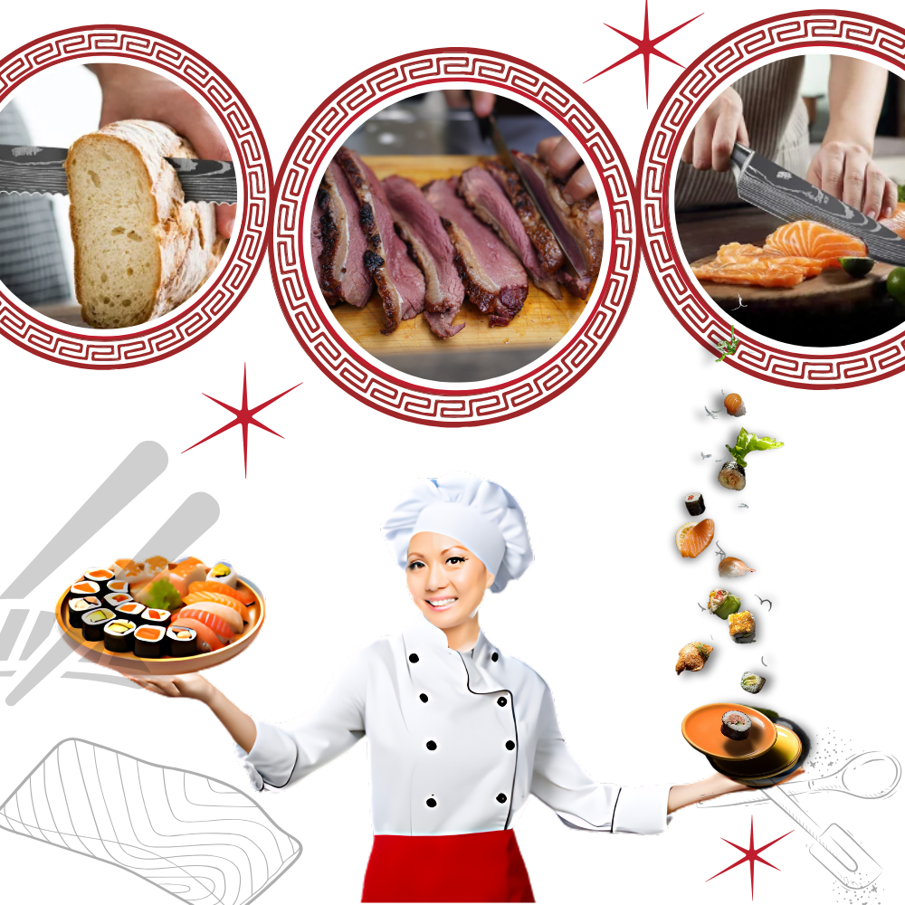 Pakka Hout Japanse Mes