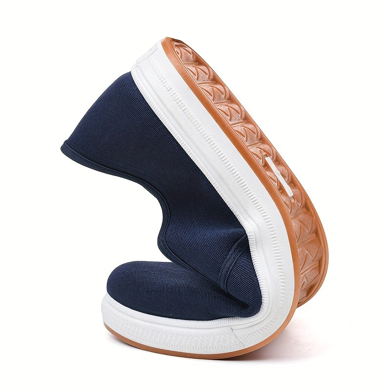 Heren Sneakers FlexStep – Ademend Slip-On Loafers met Elastische Band
