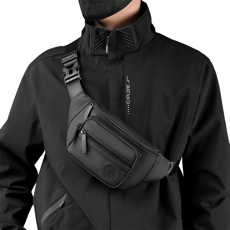 Heren Heuptas MotionGear – Multifunctionele Crossbody-tas met Verstelbare Band