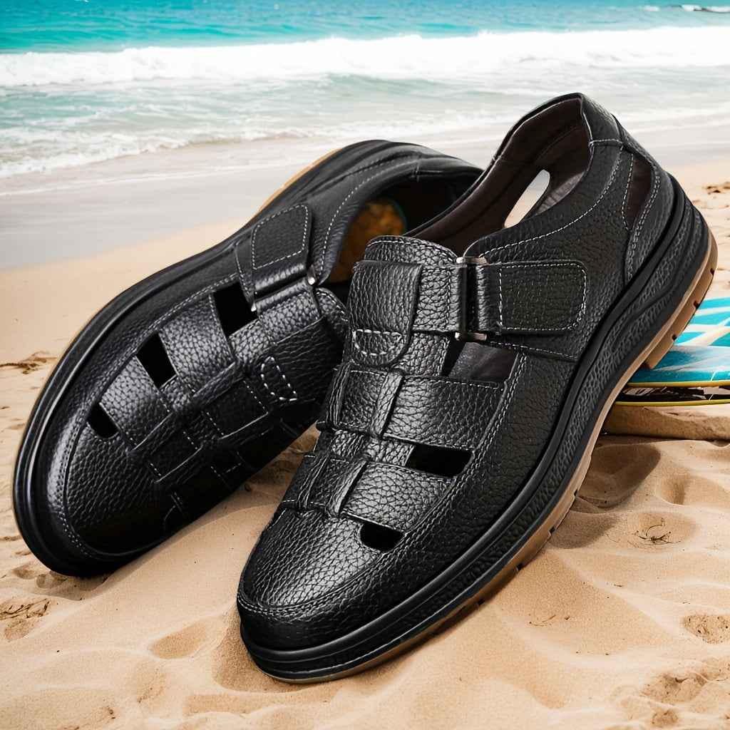 Heren Zomer Schoenen LeerComfort – Ademend, Antislip en Duurzaam