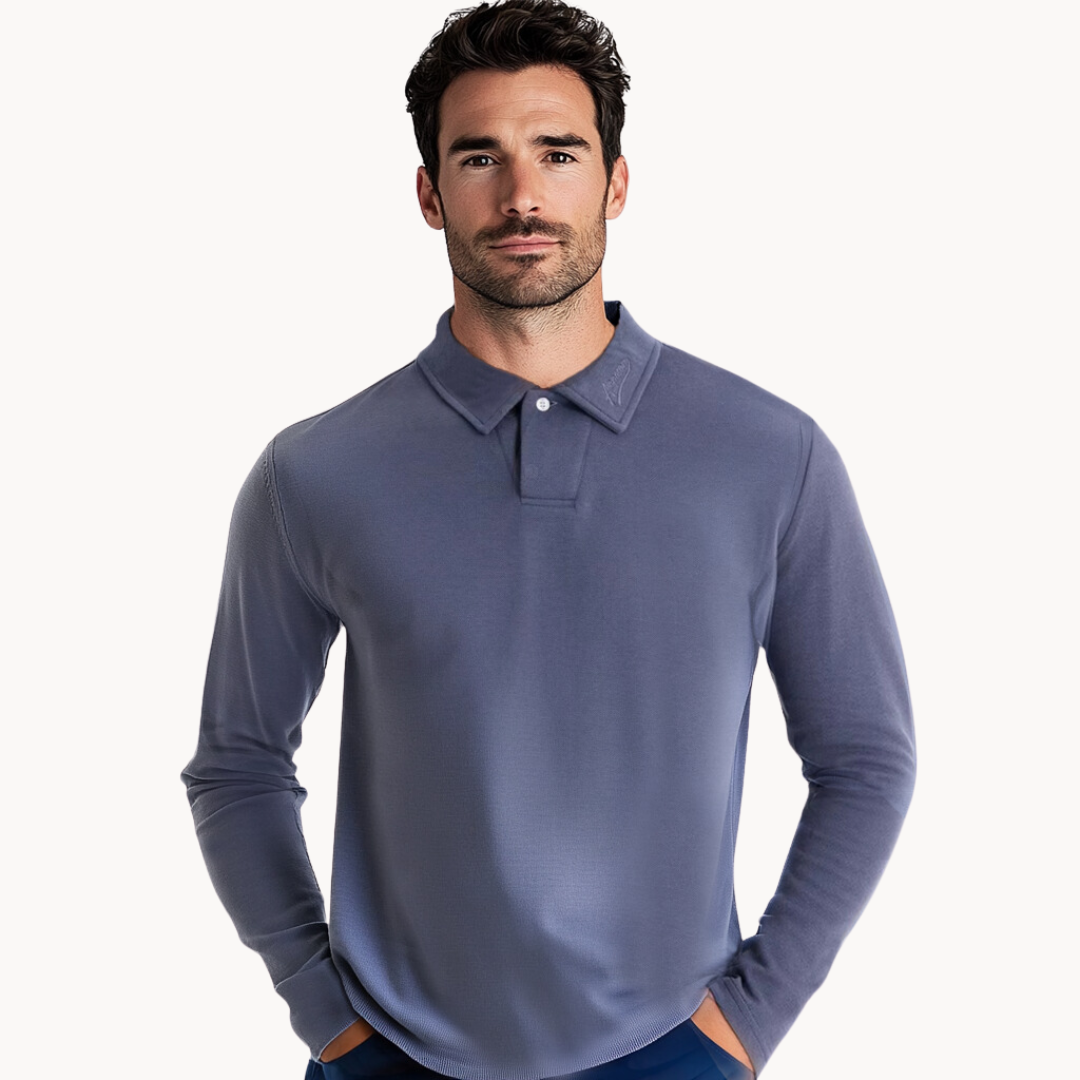 Heren Polo | Lange Mouw T Shirt | Tijdloos Comfort & Elegante Stijl