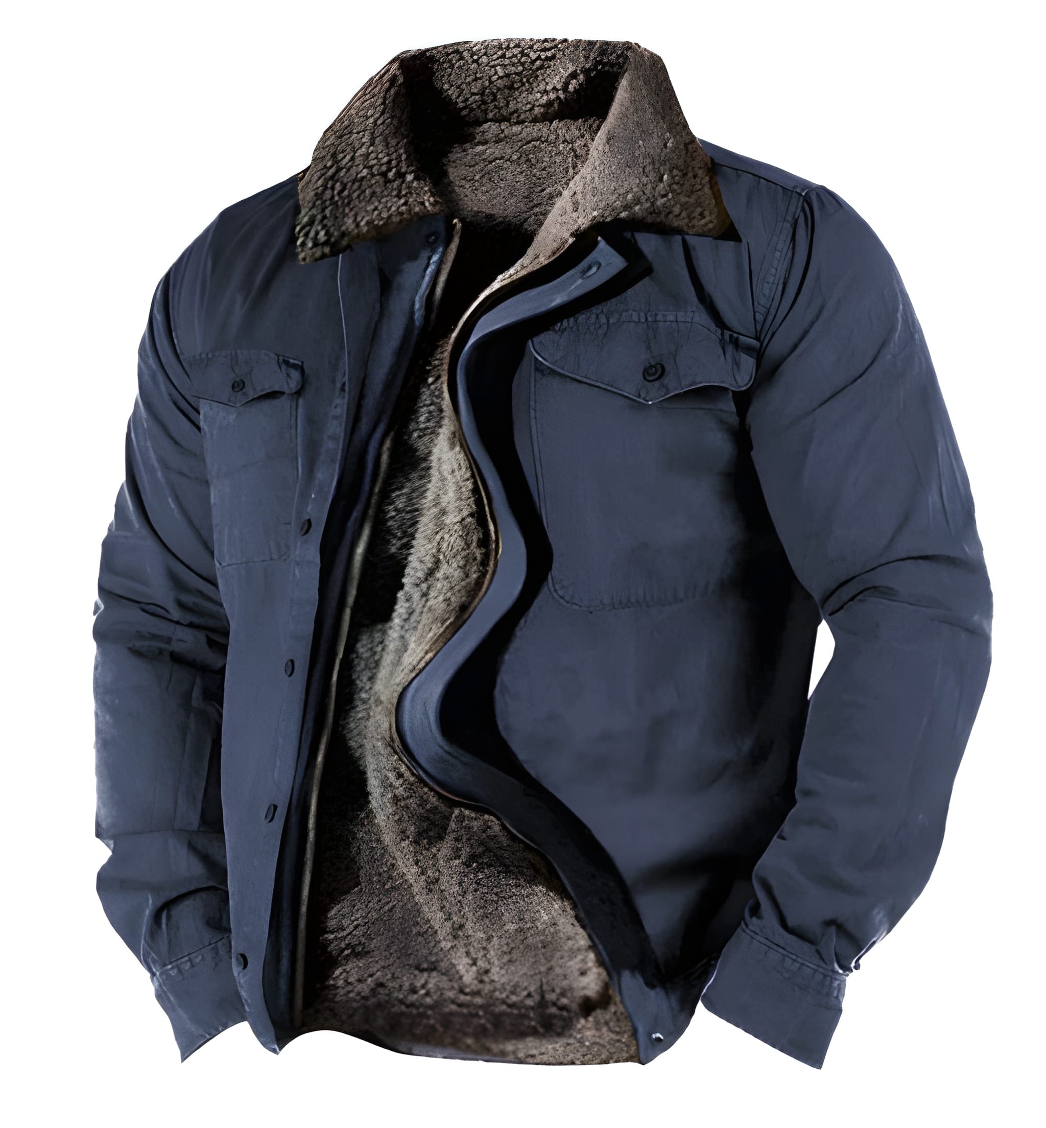 Winterjas Heren | Military Jacket | Functionele Zakken | Duurzame Tussenjas