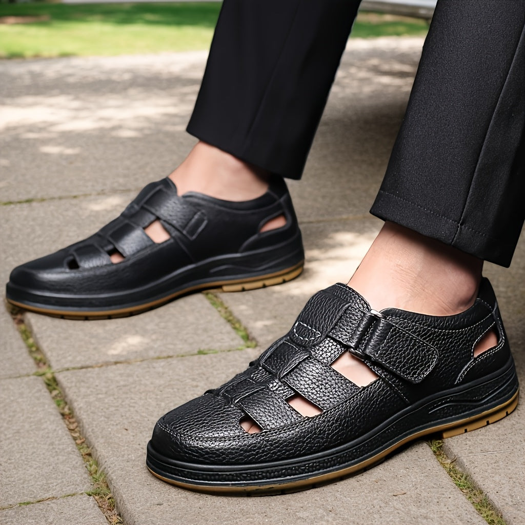 Heren Zomer Schoenen LeerComfort – Ademend, Antislip en Duurzaam