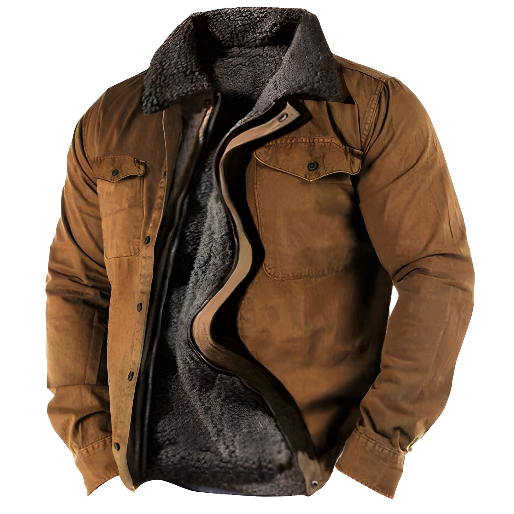 Winterjas Heren | Military Jacket | Functionele Zakken | Duurzame Tussenjas