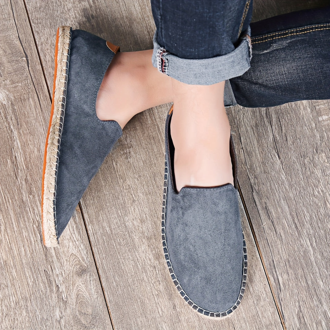 Heren Loafers CanvasLuxe – Handgemaakt, Ademend en Zomerse