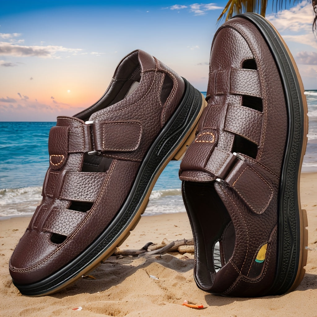 Heren Zomer Schoenen LeerComfort – Ademend, Antislip en Duurzaam