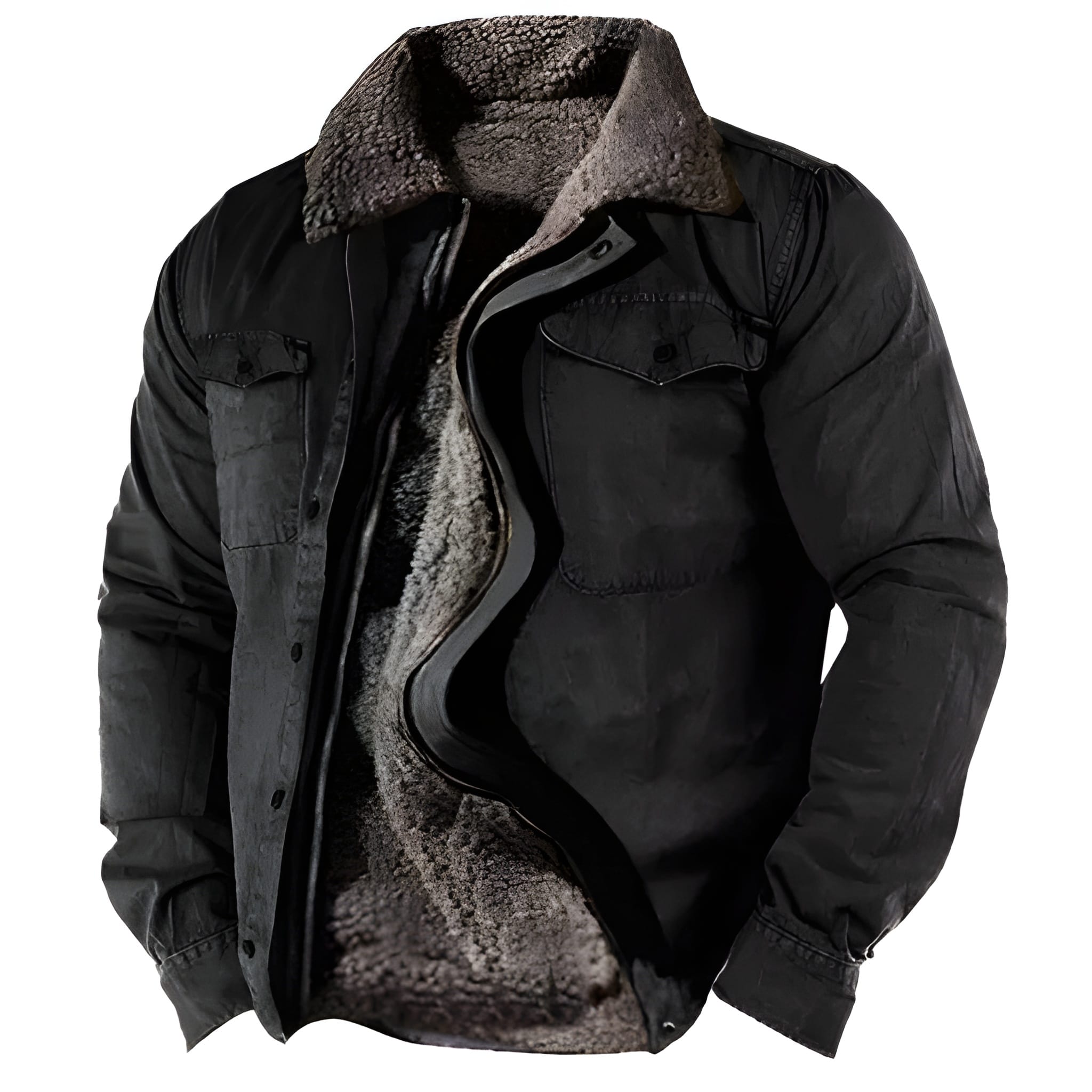 Winterjas Heren | Military Jacket | Functionele Zakken | Duurzame Tussenjas