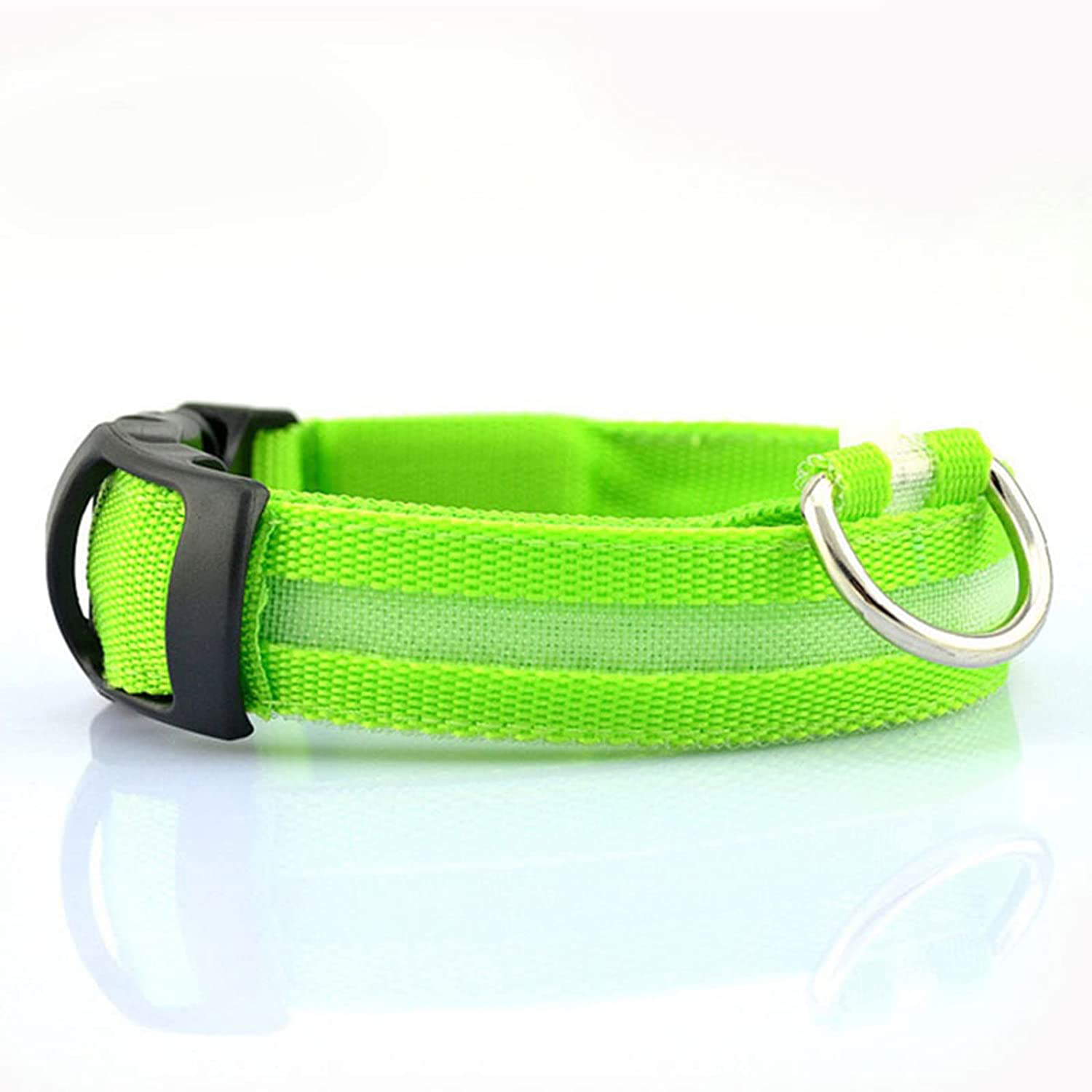 Luminous Dierenhalsband met LED-licht – Oplaadbaar, Waterbestendig, Verstelbare Pasvorm voor Verbeterde Veiligheid 's Nachts