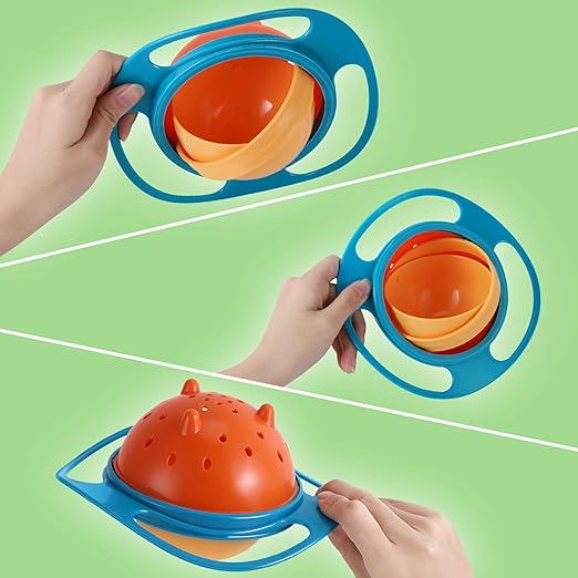 Kipp- en uitlaufsichtere Gyroschale - SpinSnack