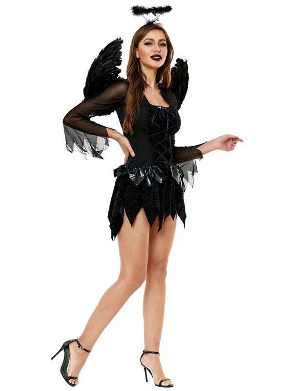 Vrouwen Halloween Kostuum | Donkere Engel