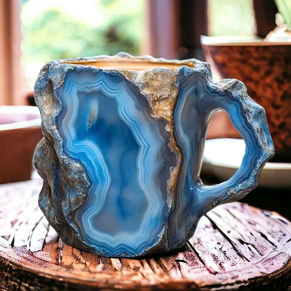 CrystalBrew Koffiemokken | Elegante mineralen kristallen mokken voor een unieke koffie-ervaring