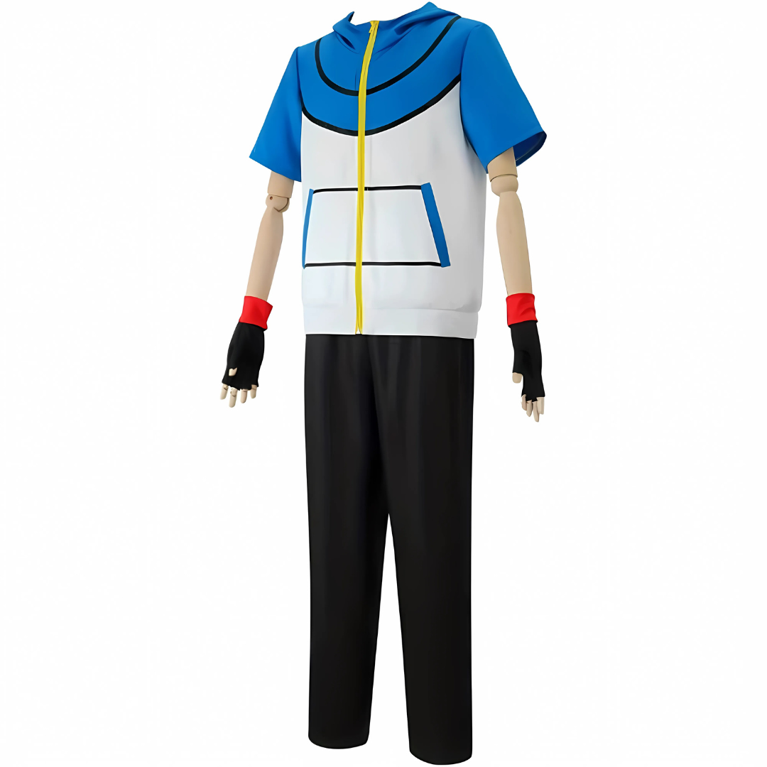 Unisex Korte Mouw Halloween Anime Kostuum Set | Met Hoed