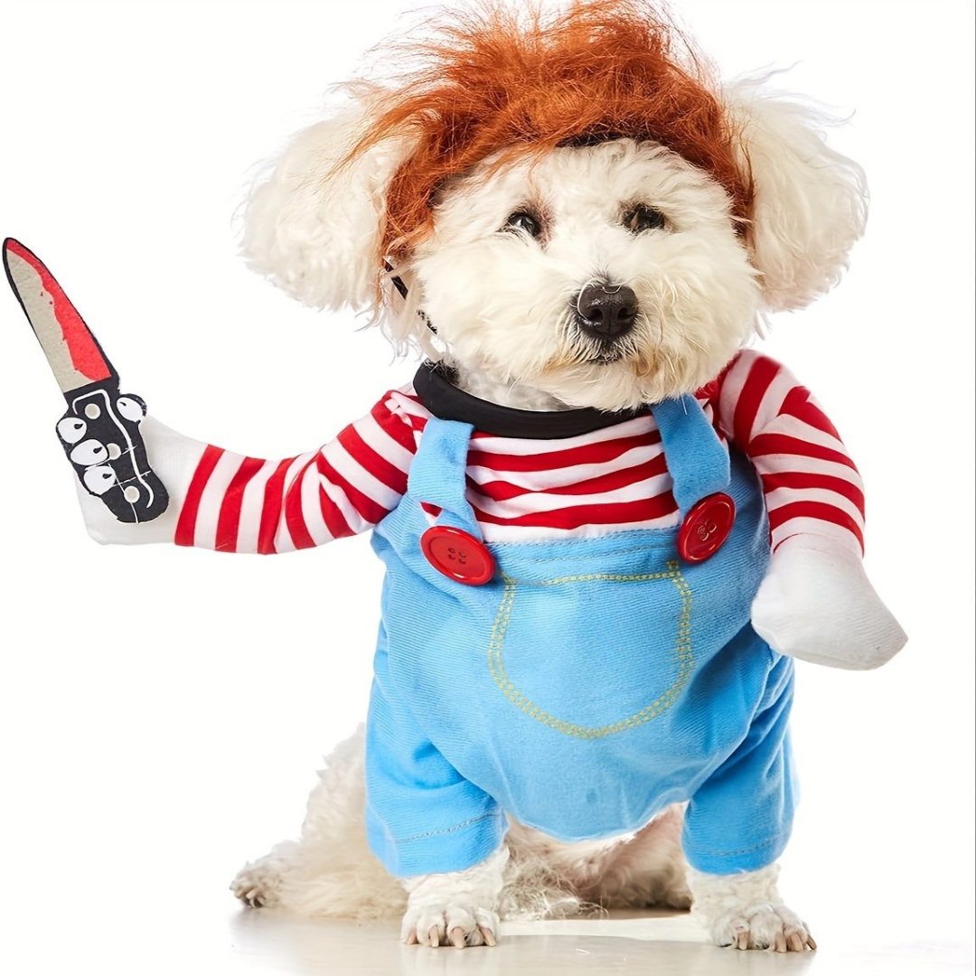 Honden Halloween Kostuum Pluche Grappige Outfit | Eng Poppenontwerp