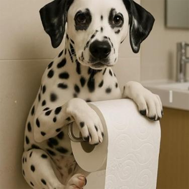 Honden Toiletpapierhouder – Decoratieve Dispenser voor een Vrolijke Badkamer