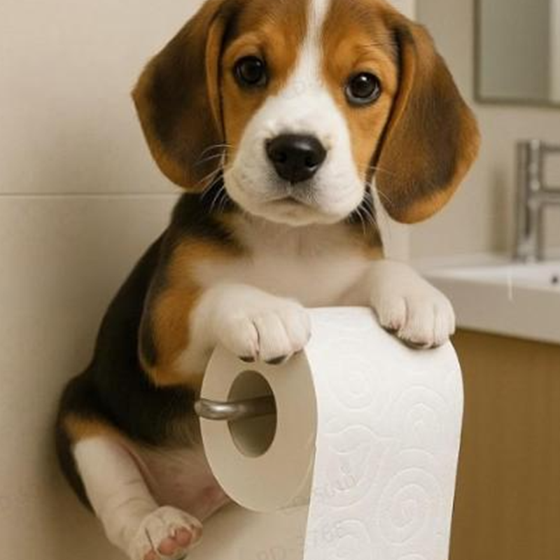 Honden Toiletpapierhouder – Decoratieve Dispenser voor een Vrolijke Badkamer