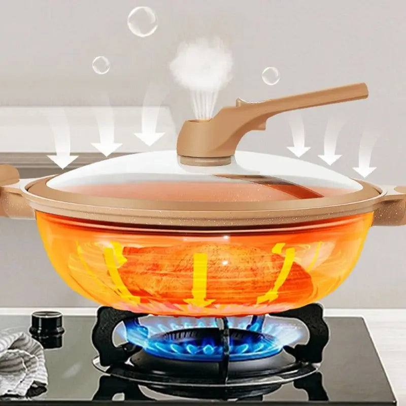 CleverChef Smart Wok | Veelzijdige kookwok voor moeiteloze maaltijden