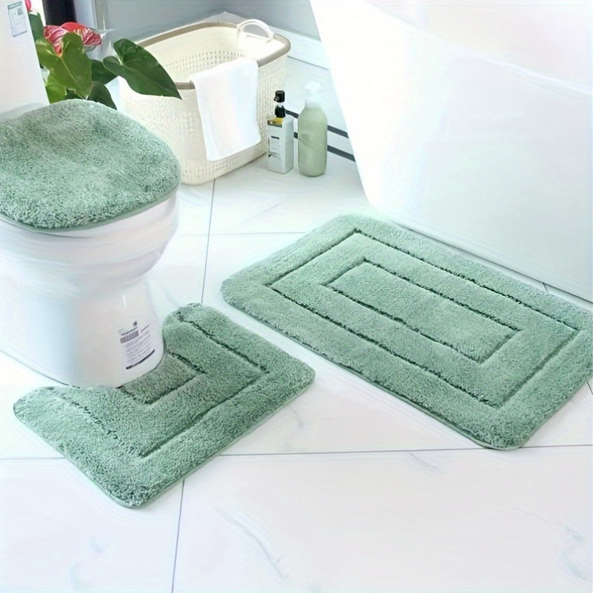 SoftStep Luxe Badmat Set – Antislip, Sneldrogend en Wasbaar