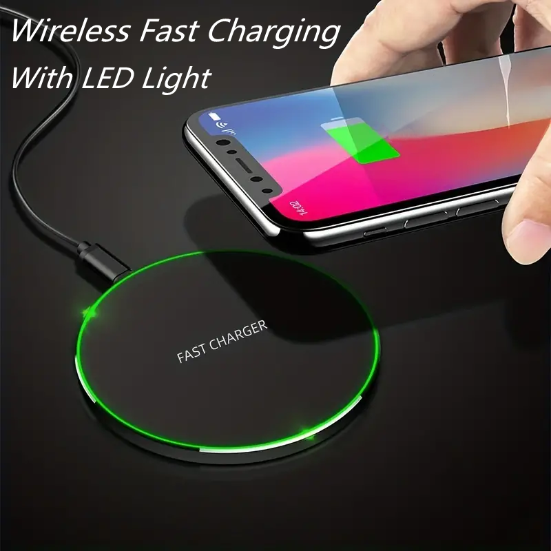 30W DRAADLOZE SNELLADER VOOR IPHONE & ANDERE APPARATEN | INDUCTIE OPLADER