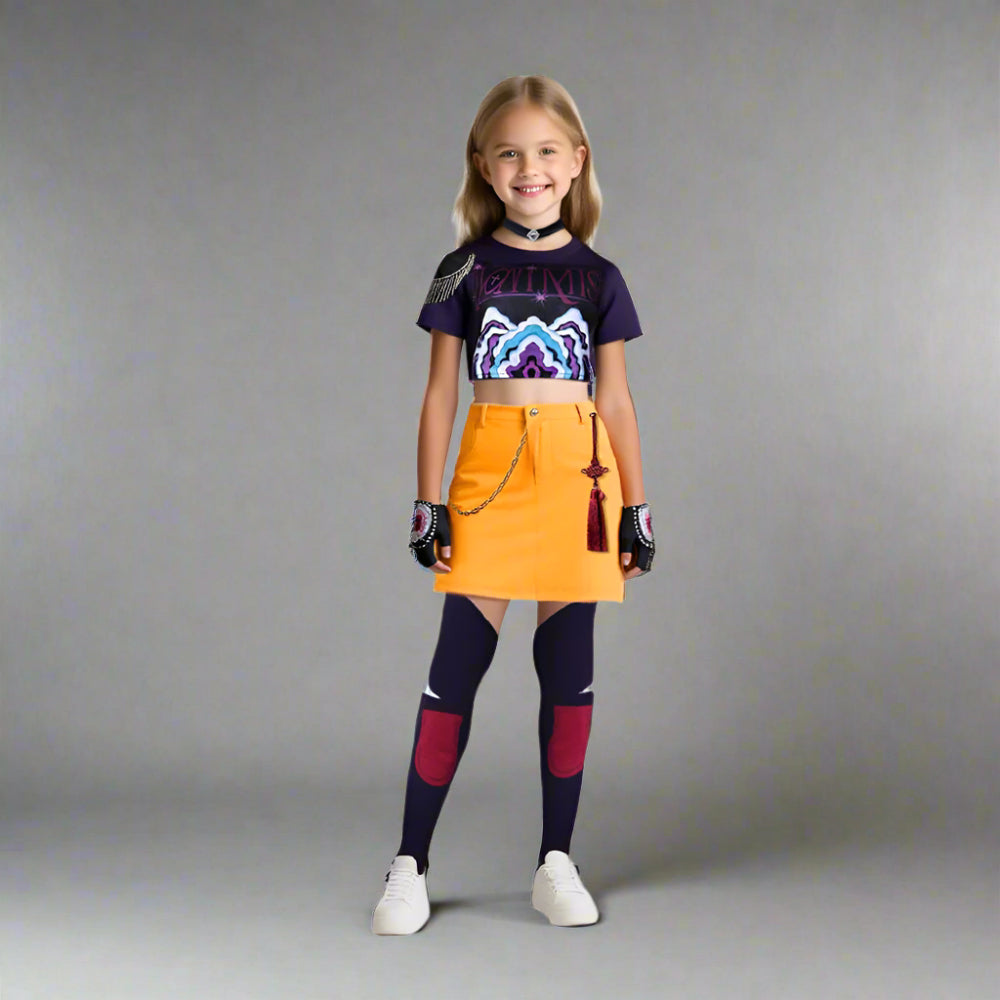 Meisjes Halloween Kostuum Popster Outfit Set