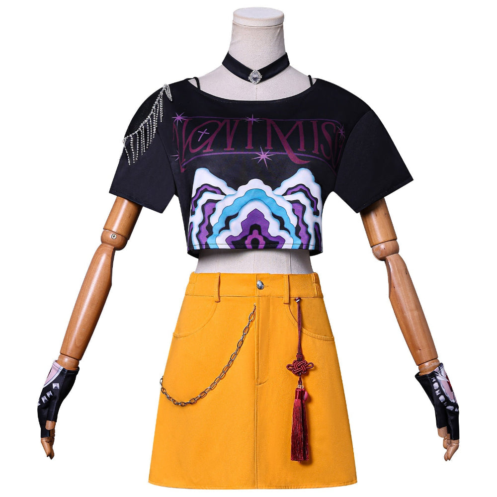 Meisjes Halloween Kostuum Popster Outfit Set